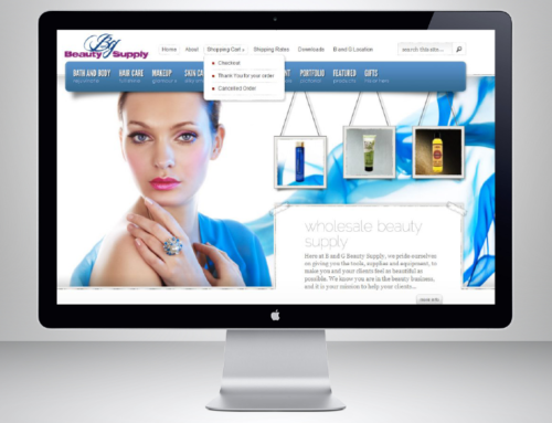B&G Beauty Supply Website Design